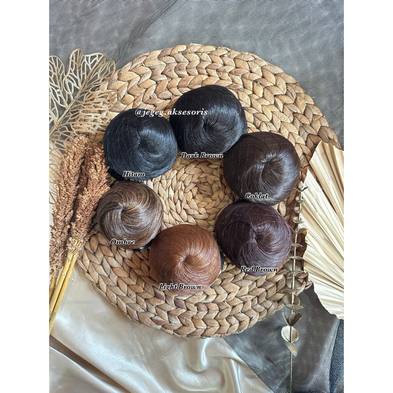 Sanggul Cepol Jepit/Sanggul Modern/Sanggul Bulat