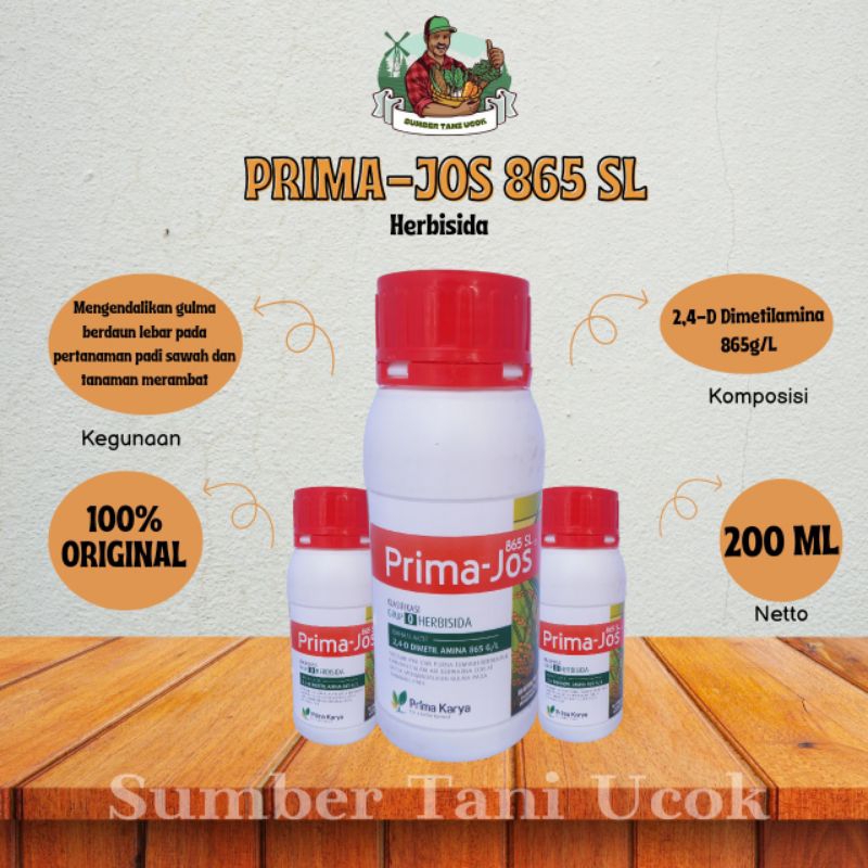 HERBISIDA || PRIMA-JOSS 865 SL (200 ML)