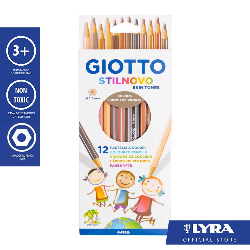 

KODE U4S Giotto Stilnovo Skin Tones Cardboard 12 Colors