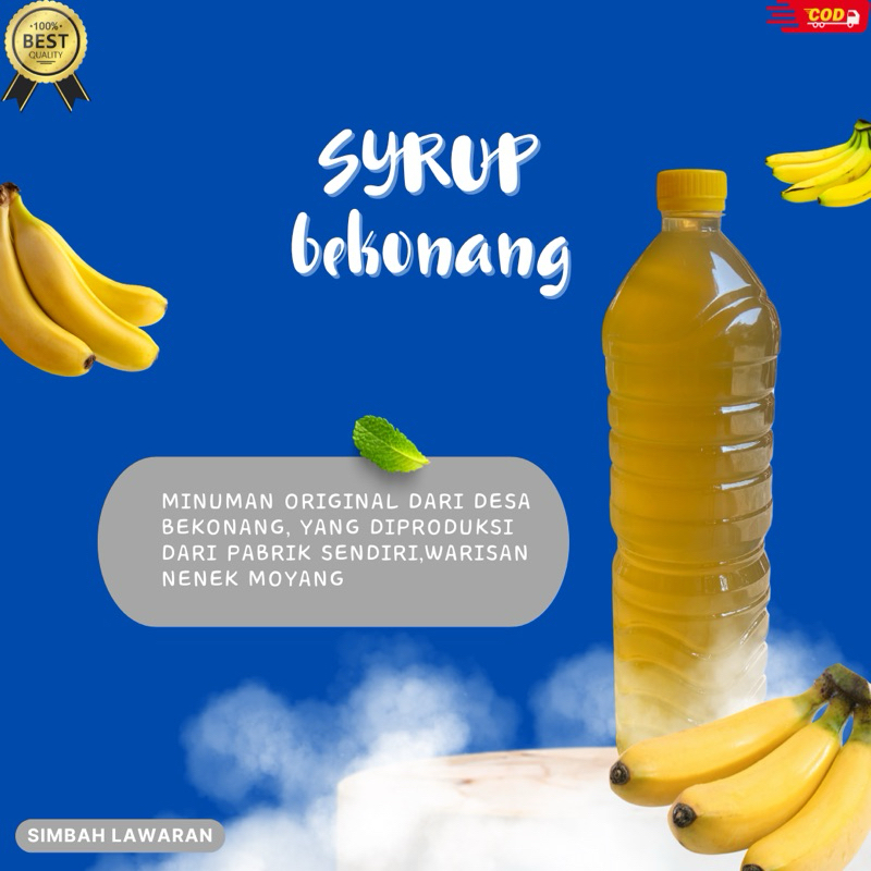 

Syrup rasa pisang 1,5L solo