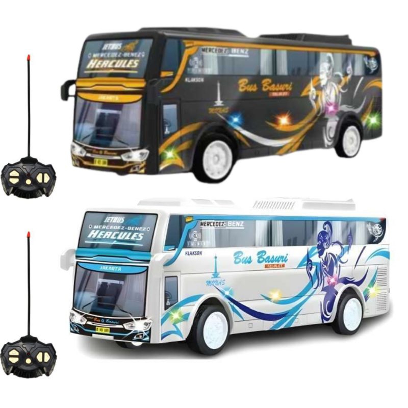 Mainan Anak RC BUS BASURI TELOLET Remote Control Basuri RC Bus Telolet Suara Telolet Lampu