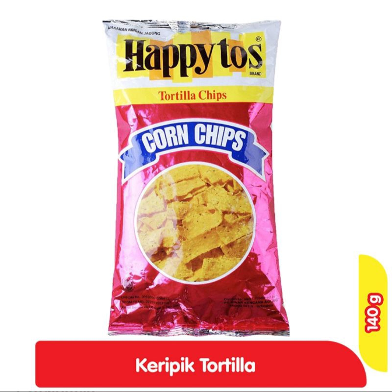 

Happy Tos keripik tortila merah 140g