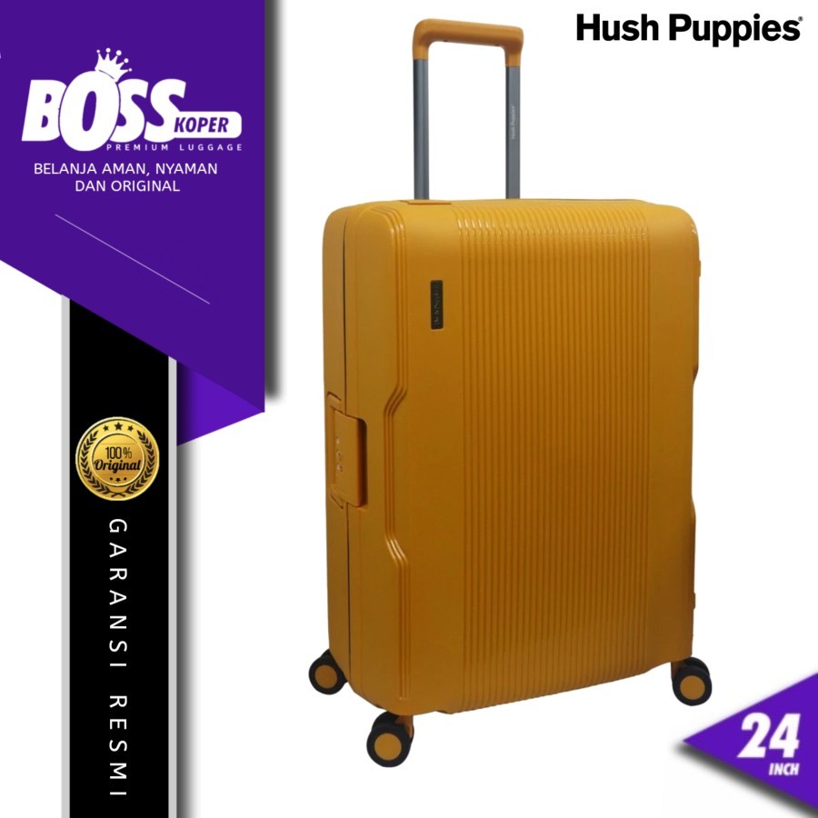 HUSH PUPPIES koper 24 inch tanpa resleting Hardcase tsa lock original