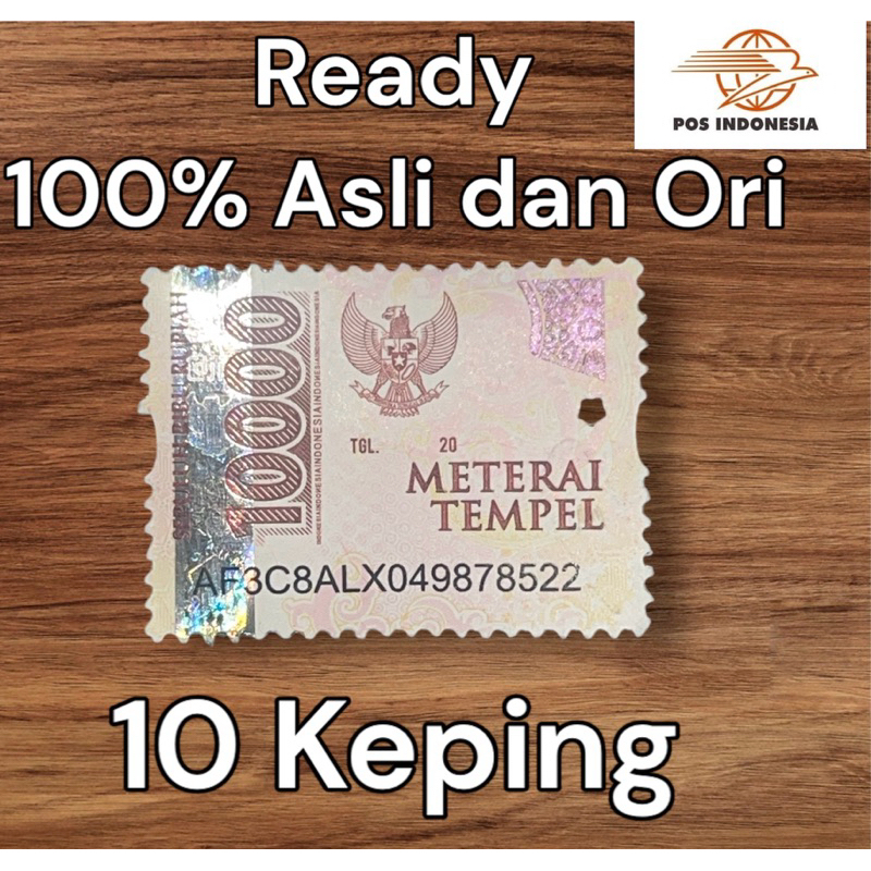 

perangko 10000 asli