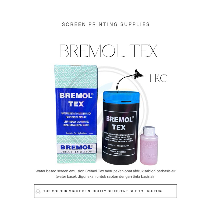 

1KG BREMOL TEX - Obat Afdruk Sablon Basis Air