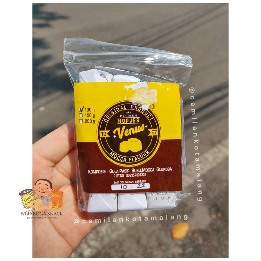 

HOPJES VENUS / PERMEN HOPYES VENUS MOCCA FLAVOUR 100 gram Permen legenda Khas Malang