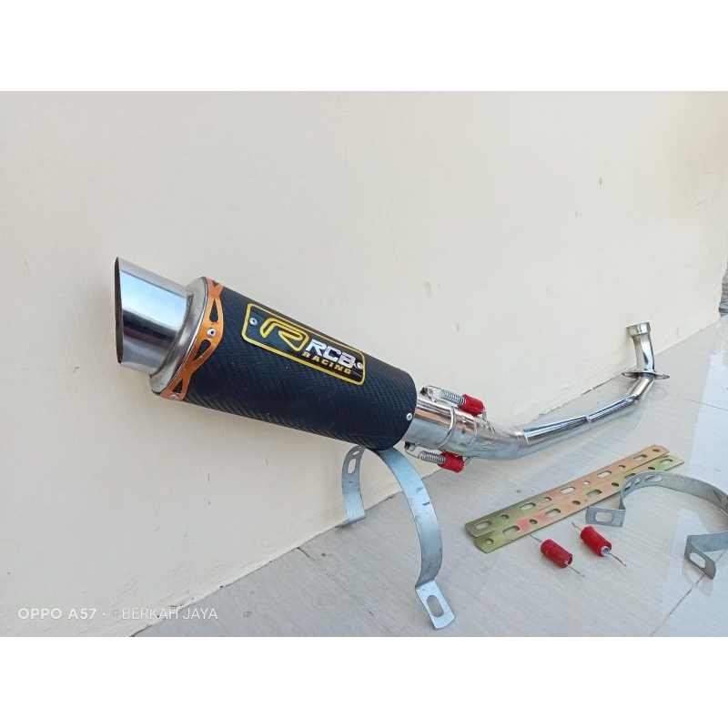 knalpot racing Rcb karbon karisma Supra Vega Revo Smash Astrea grand