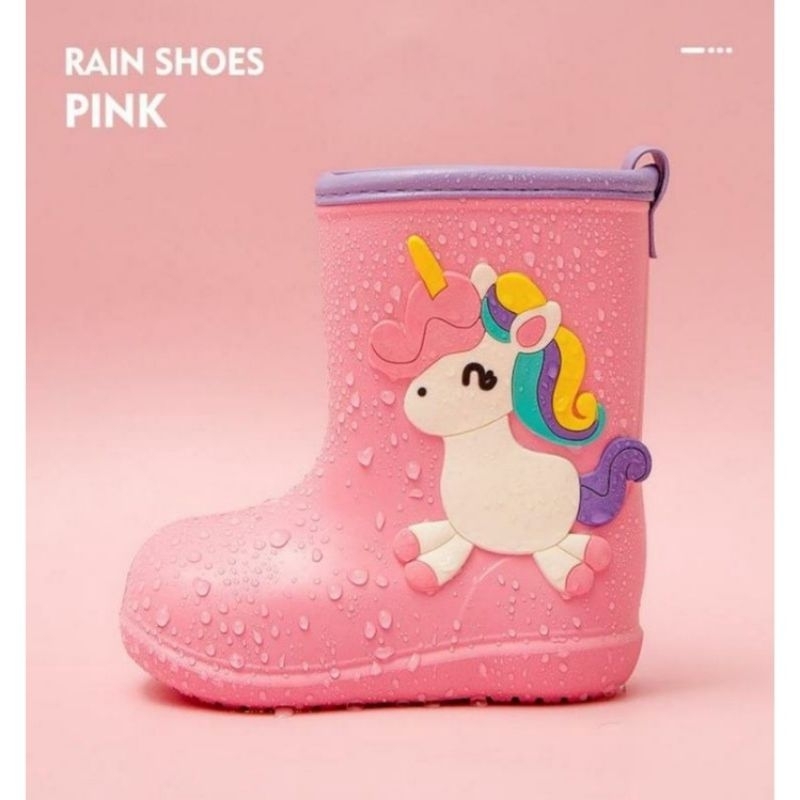 sepatu boot hujan anak