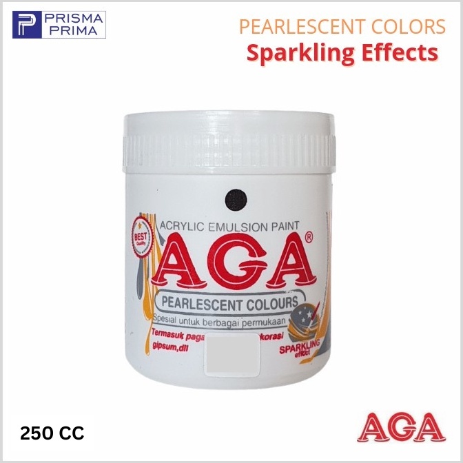 

KODE J23I Cat Prada AGA Emas Gold Metallic Pearlescent Colors 25 cc