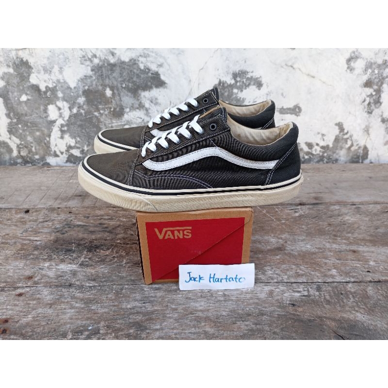 VANS OLD SKOOL FULL CANVAS BLACK WHITE