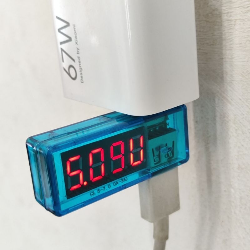 Charger Doctor Dual Volt meter Ammeter Volt meter Ampere meter USB Charger HP alat tes Arus charger