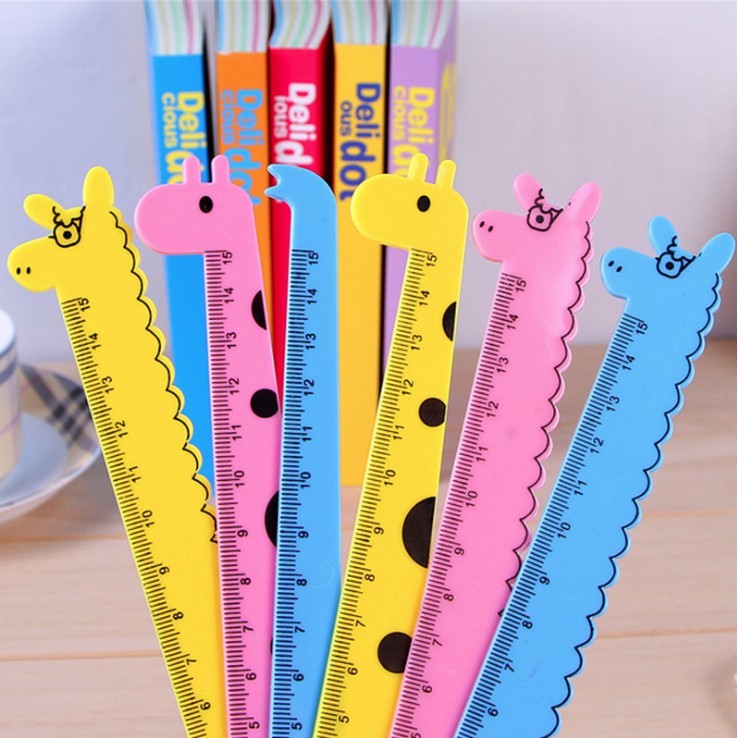 

Penggaris 15 cm Fancy Plastik Tebal Karakter Hewan Domba Gajah Jerapah / Alat Tulis Sekolah / Alat Tulis Kantor
