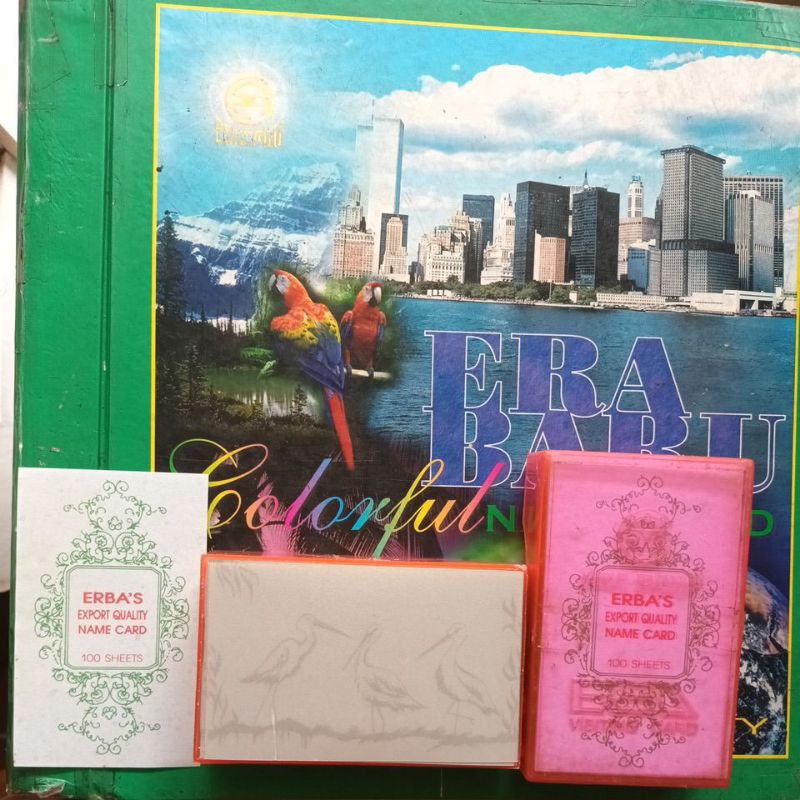 

ERBA PROMO KARTU NAMA ERA BARU | PRODUK DIJAMIN ORIGINAL | HARGA TERMURAH | KARTU NAMA ISI 100 | KARTU NAMA POLOS | KARTU NAMA BERGAMBAR