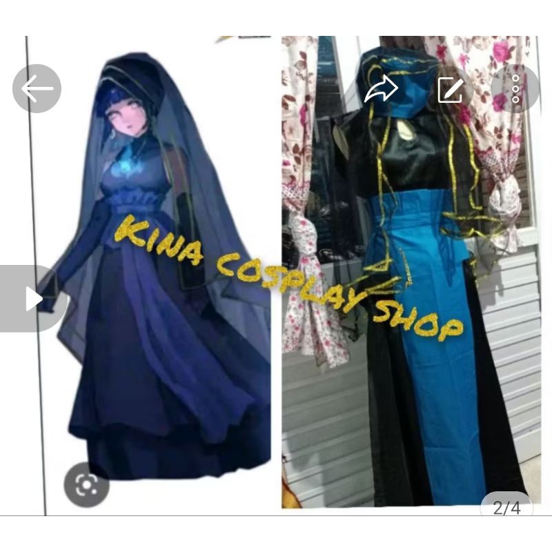 Hinata Hyuga Wedding Costume Cosplay