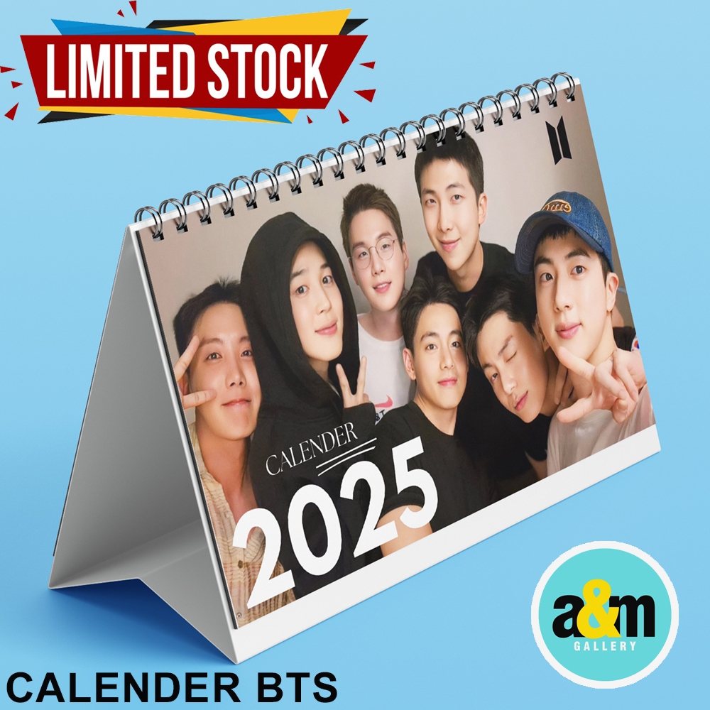 

A&M Kalender BTS Kalender Meja Kalender 2025 Kalender K-POP