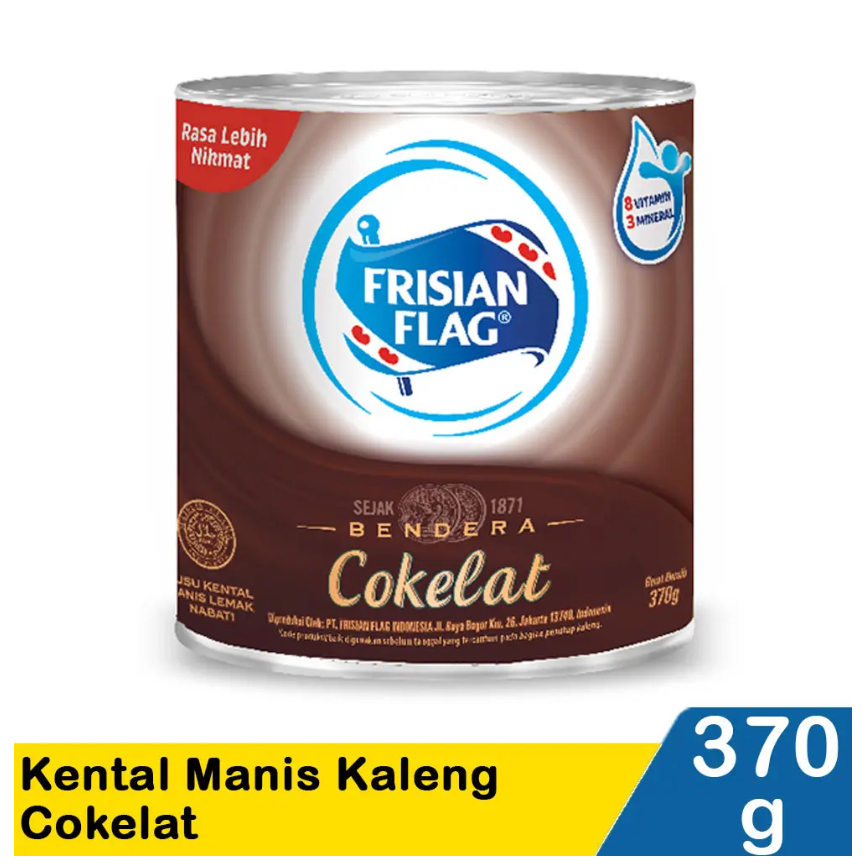 

Frisian Flag Kental Manis Coklat 370 Gram
