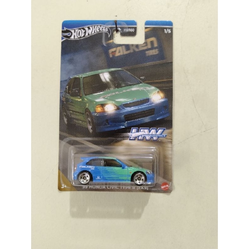HOT WHEELS HONDA CIVIC [EK9] FALKEN