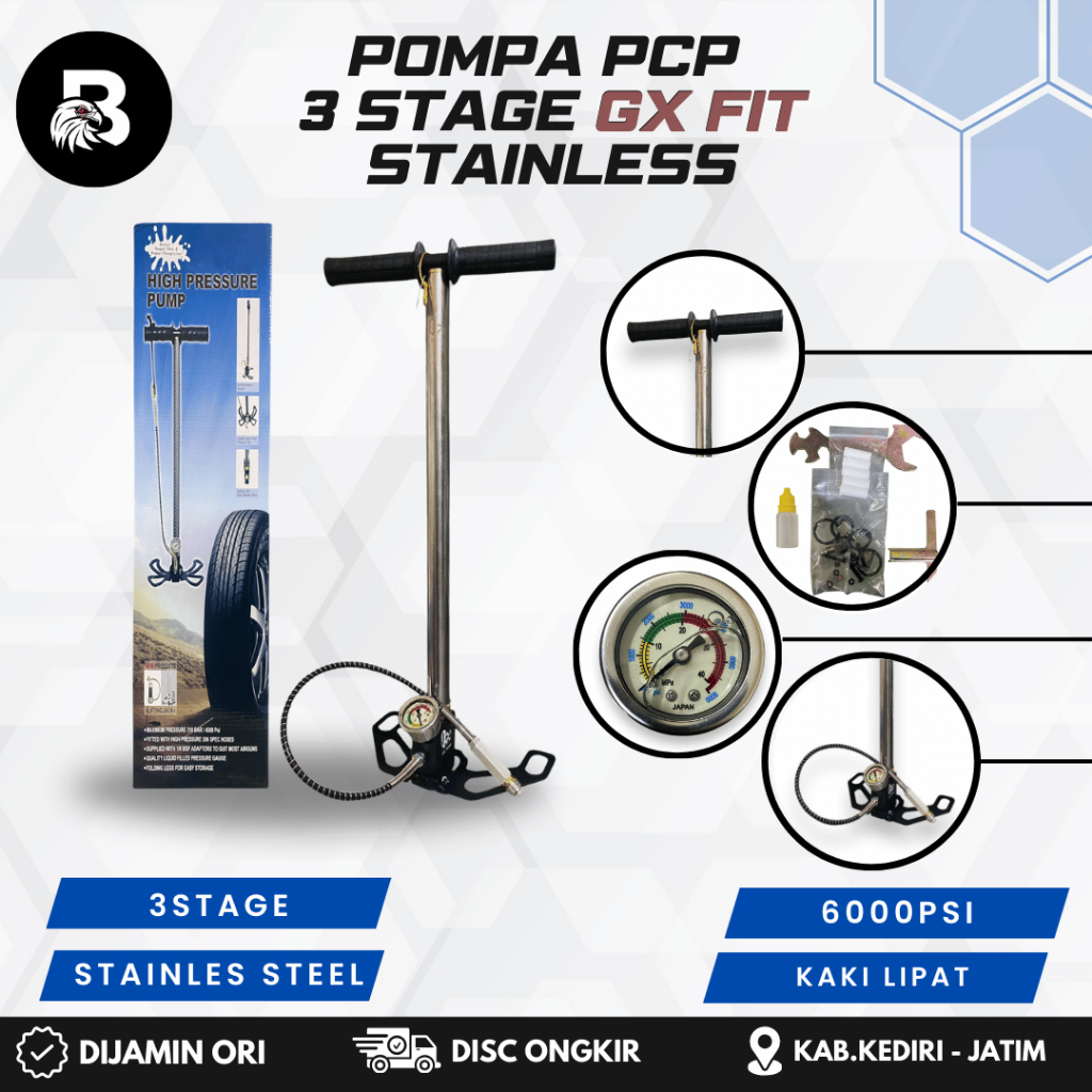 Pompa GX FIT 6000 PSI stainless Original