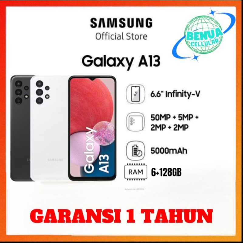 [PROMO] HP SAMSUNG A13 Ram 4GB+128GB & 6GB+128GB {Battery 5000mAh + Camera 50MP + Display 6,6 inches