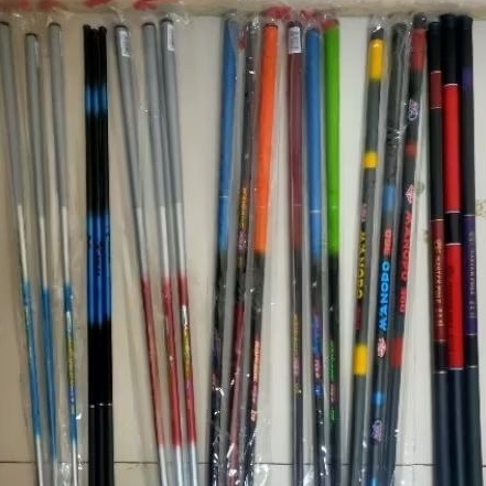 Tegek pancing swan murah, cocok buat mancing ikan wader, mujair dan lele