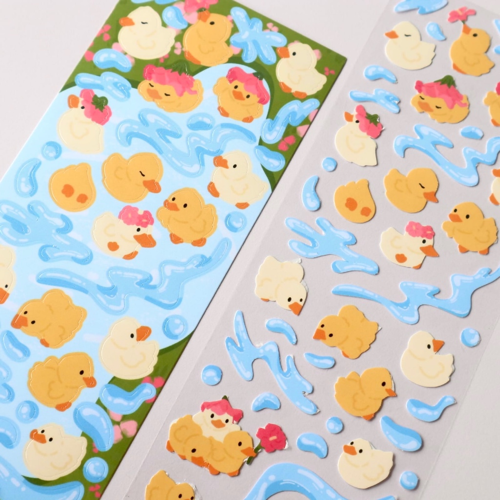 

Duckies Sticker Sheet / Deco sticker sheet / Photocard deco sticker