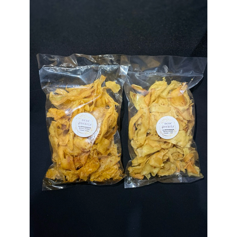 

KERIPIK SINGKONG BREKELE DAUN JERUK (80gr)