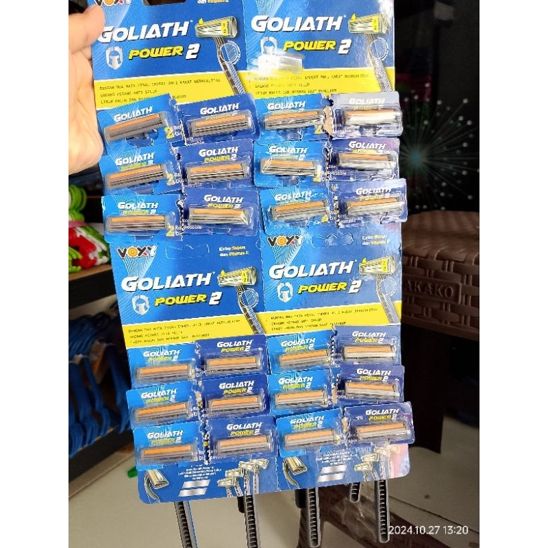 [per pcs ] Goliath power 2 Pisau cukur / Pisau Cukur Jenggot