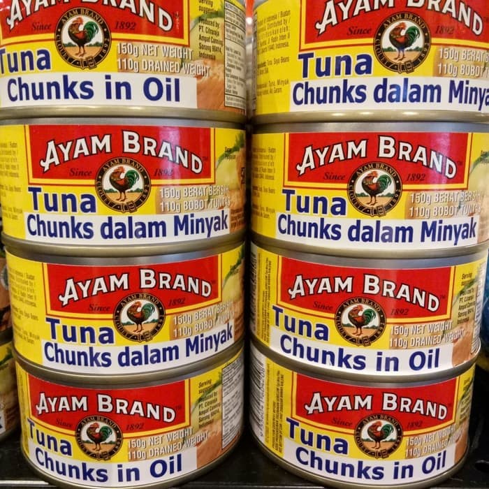 

Tuna Chucnks In Oil Ayam Brand - 185 GRAM