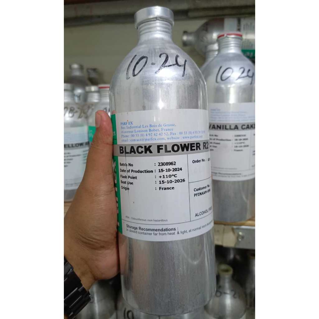 BLACK FLOWER BIBIT PARFUM SEGEL 1 KG PRODUK PARFEX ( AVRIL )