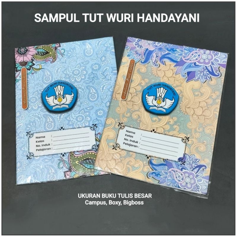 

1 Pak Sampul Buku Campus Besar BATIK Tut Wuri Handayani Isi 20 Lembar