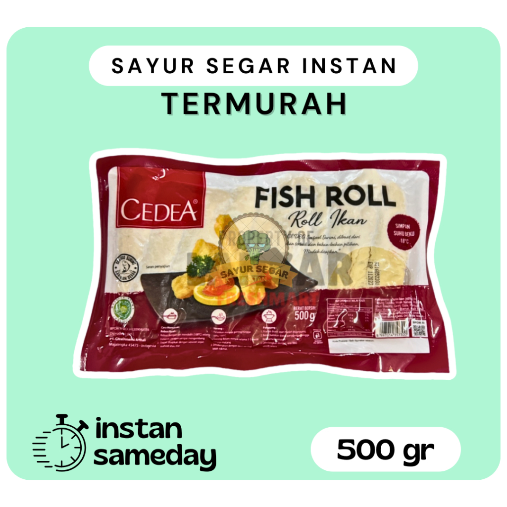 

Cedea Fish Roll 500 Gr - Sayur Segar Instan