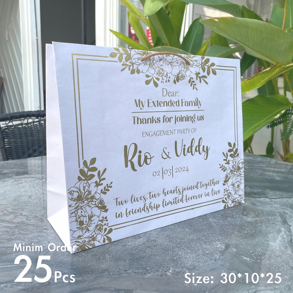 

PAPERBAG WEDDING CUSTOM