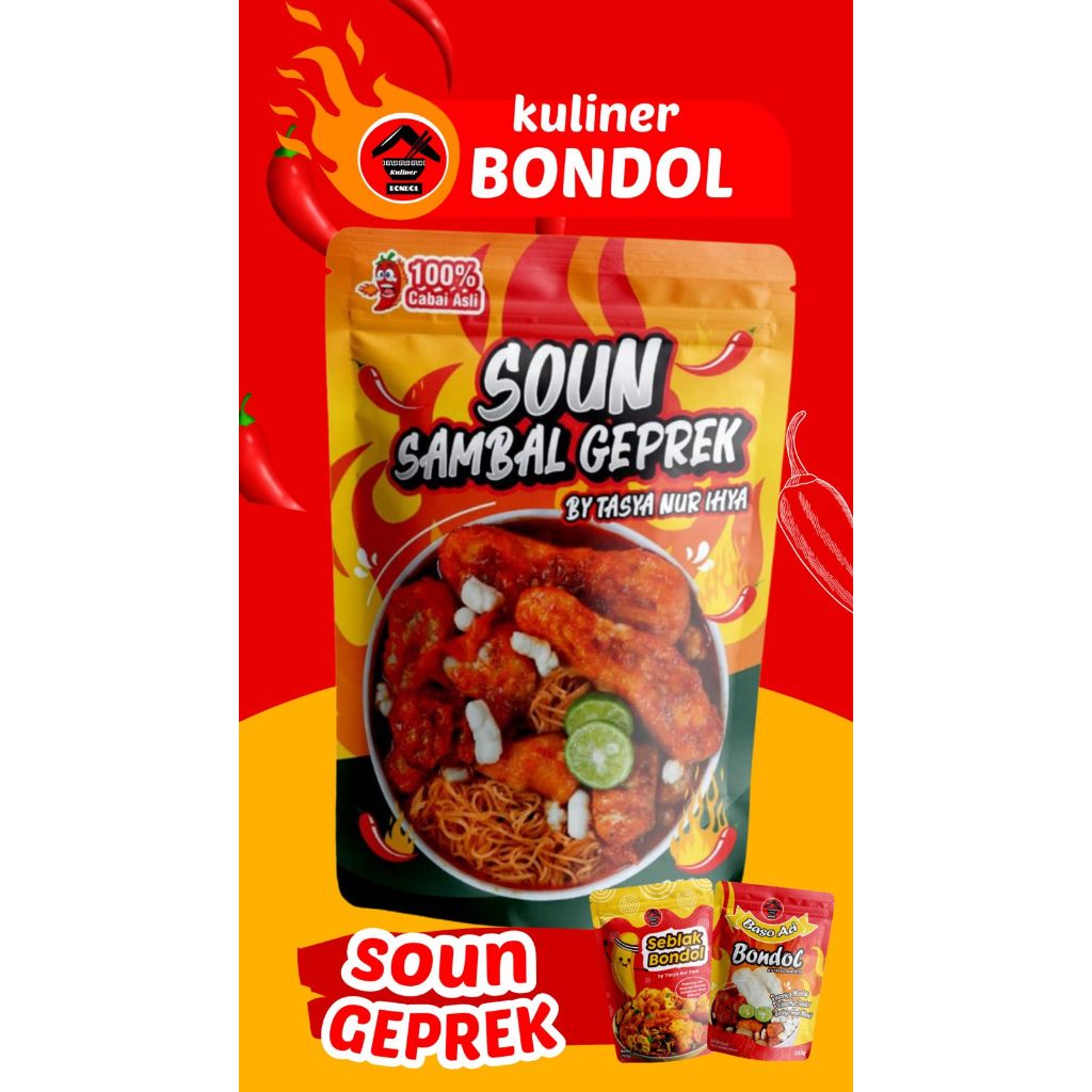 

saun sambel.geprek.bondol