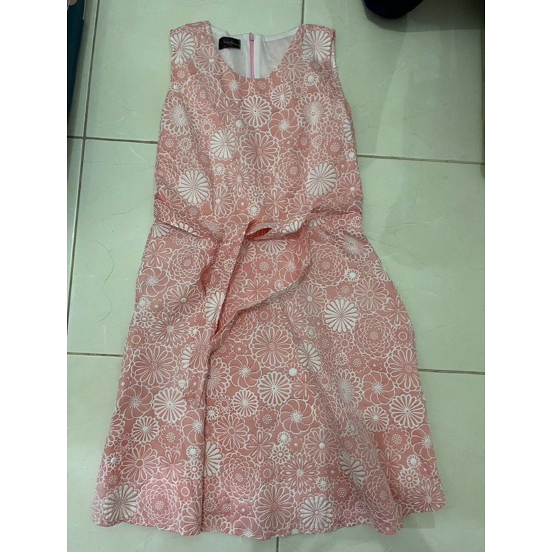 dress pink / setelan pink / baju olahraga gym / celana kerja / baju uniqlo