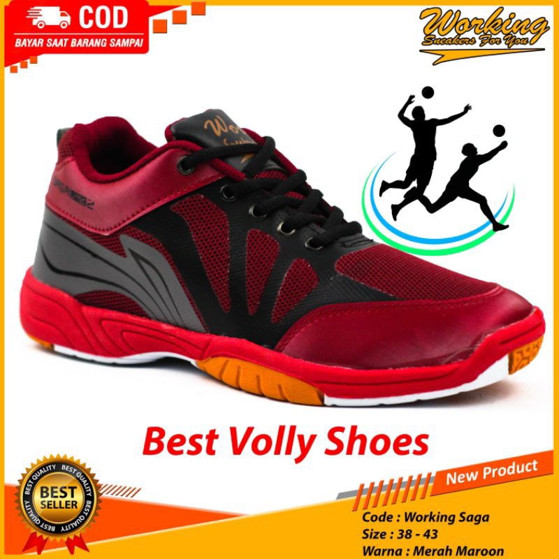 SEPATU VOLLY SAGA PRIA SEPATU WORKING ORIGINAL SEPATU VOLLY
