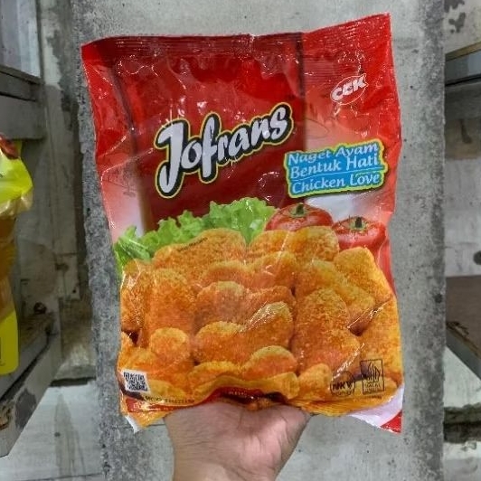 

JOFRANS Nugget Ayam Bentuk Hati 500gr.