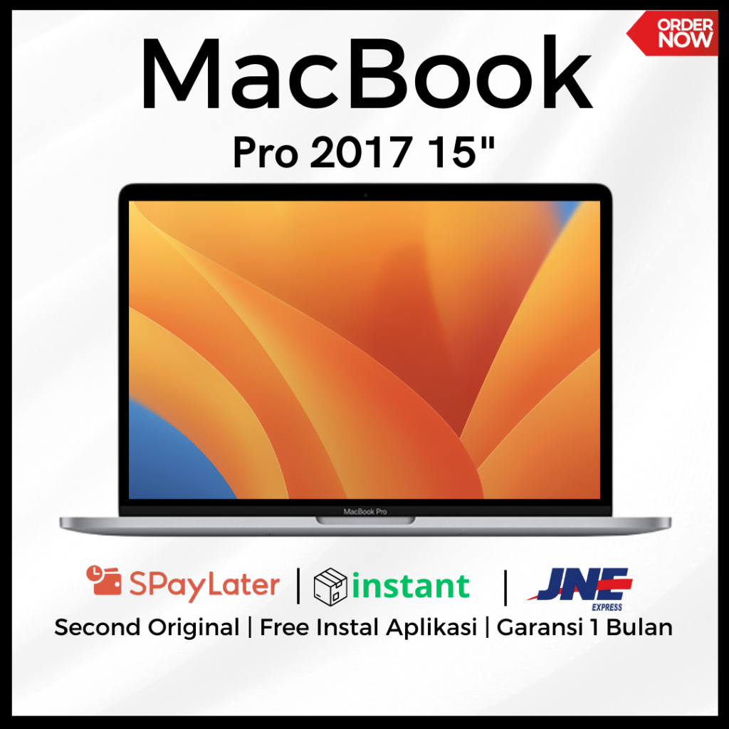 Macbook Pro 2017 15inci Second Original