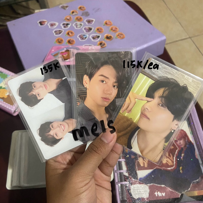 OFFICIAL PHOTOCARD BTS TEAR R JUNGKOOK JK BE ESSENTIAL TAEHYUNG V PC