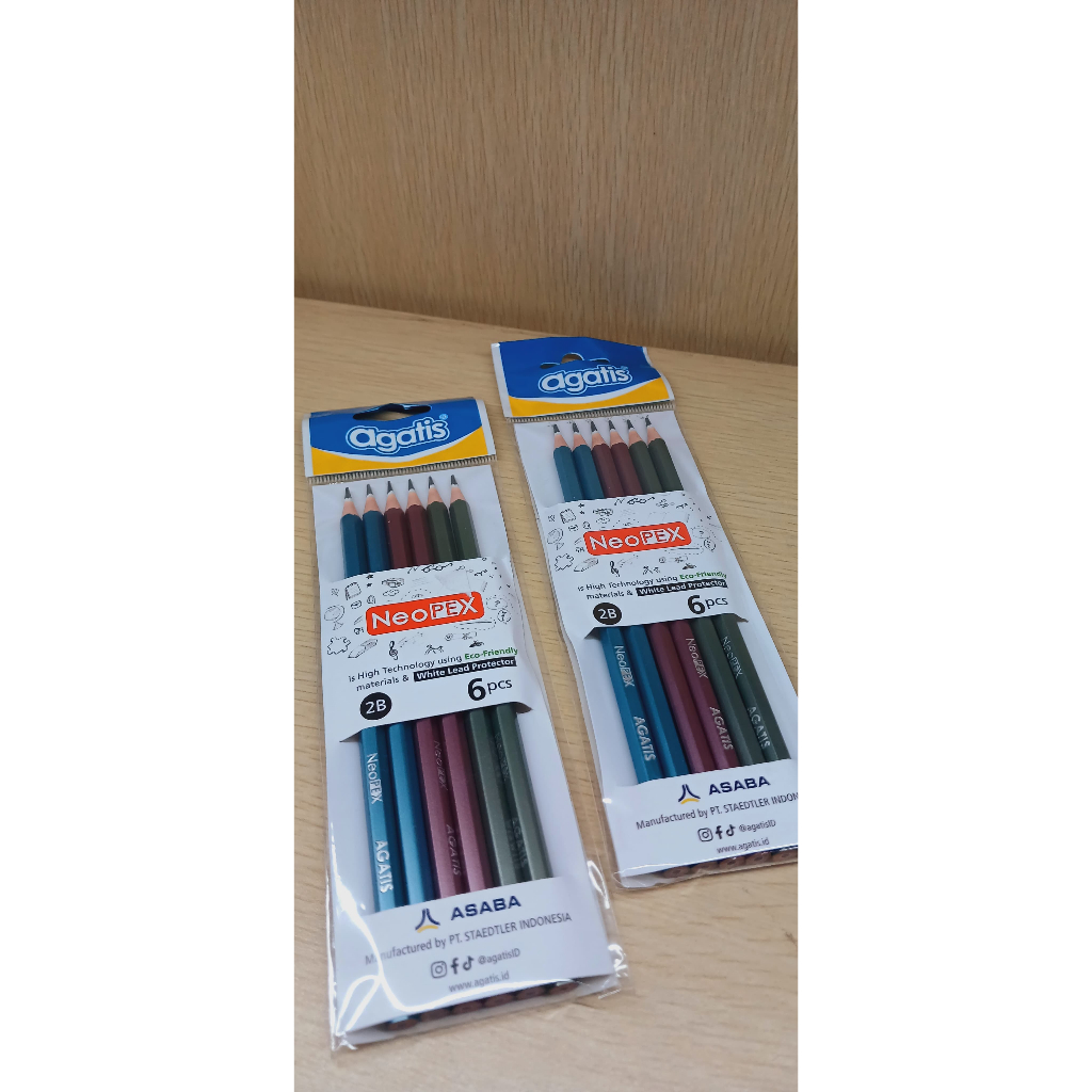 

Pensil Agatis Hemat - Paket 6 Pcs Stationery