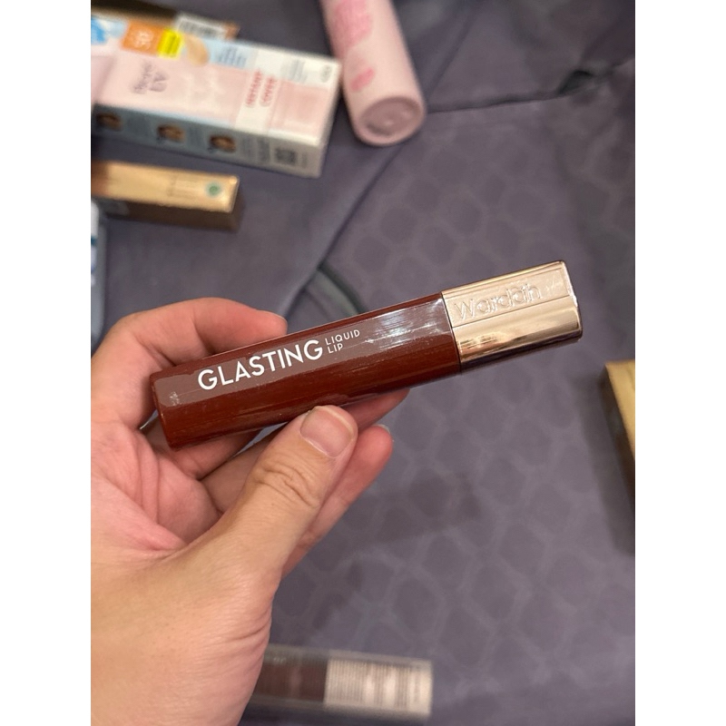 NEW Wardah Glasting Liquid Lip shade 06 Ruby Sparks