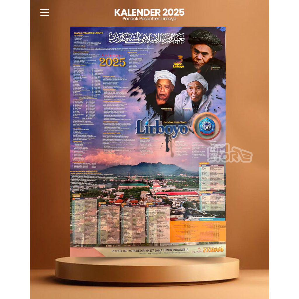 KALENDER PONDOK LIRBOYO 2025 Original (LIM Lirboyo)