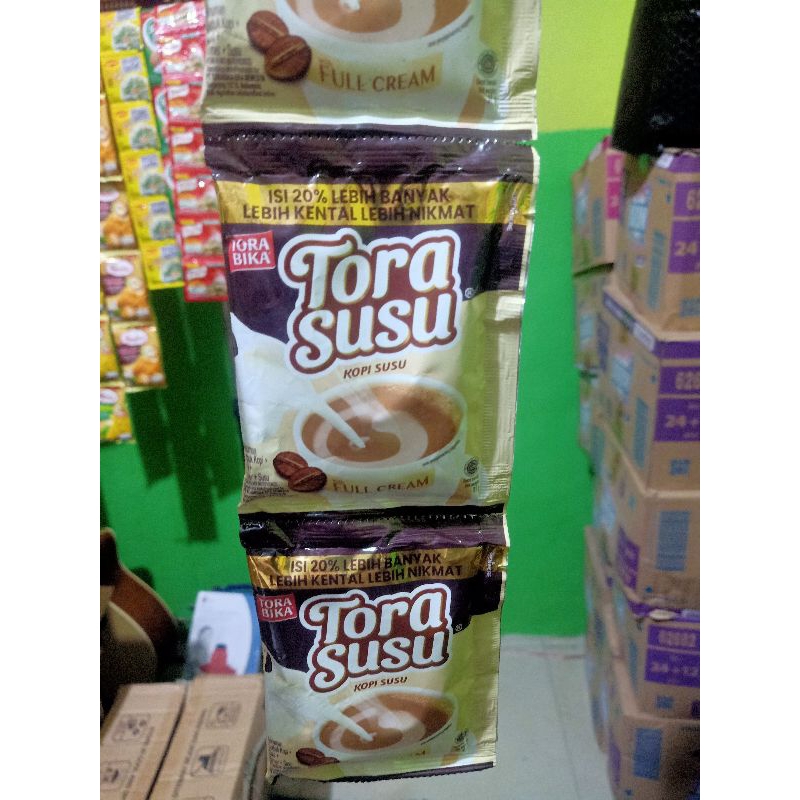 

(BISA COD) Kopi Tora Bika Susu Isi 10pcs/renceng 10x85gr