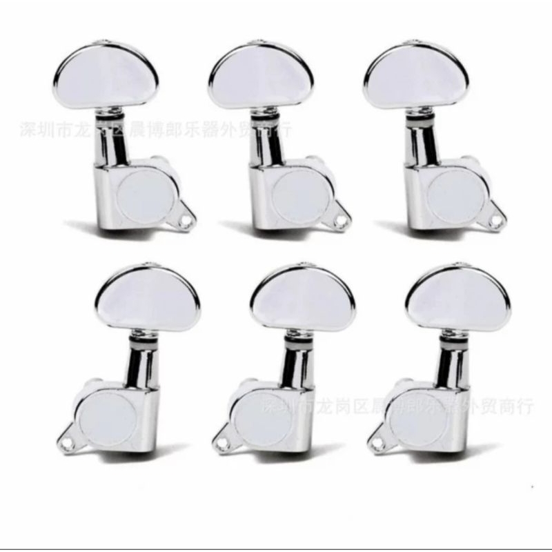 Putaran/Dryer Stainless Gitar Akustik 1Set 6 pcs