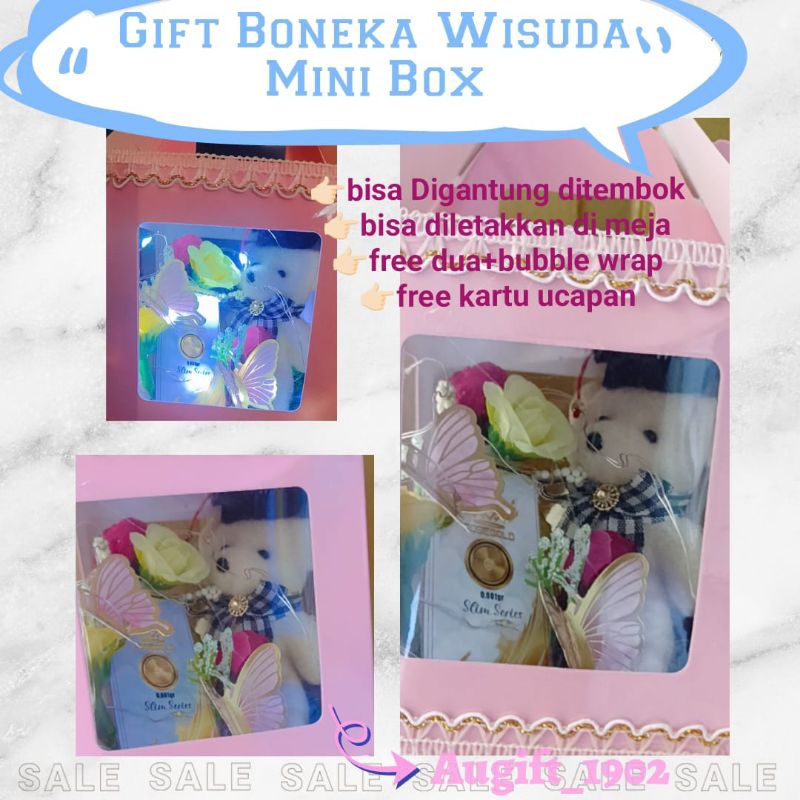 GIFT BONEKA WISUDA FREE BABY GOLD  MINI GOLD/HAMPERS WISUDA