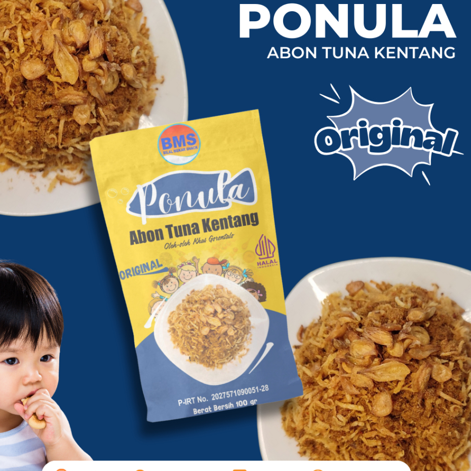 

Abon Tuna Kentang Original Khas Gorontalo-Bilal Mekar Snack