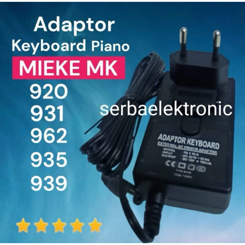 adaptor untuk keyboard mieke mk- 920 mk-931 mk-962 mk-935 mk-939