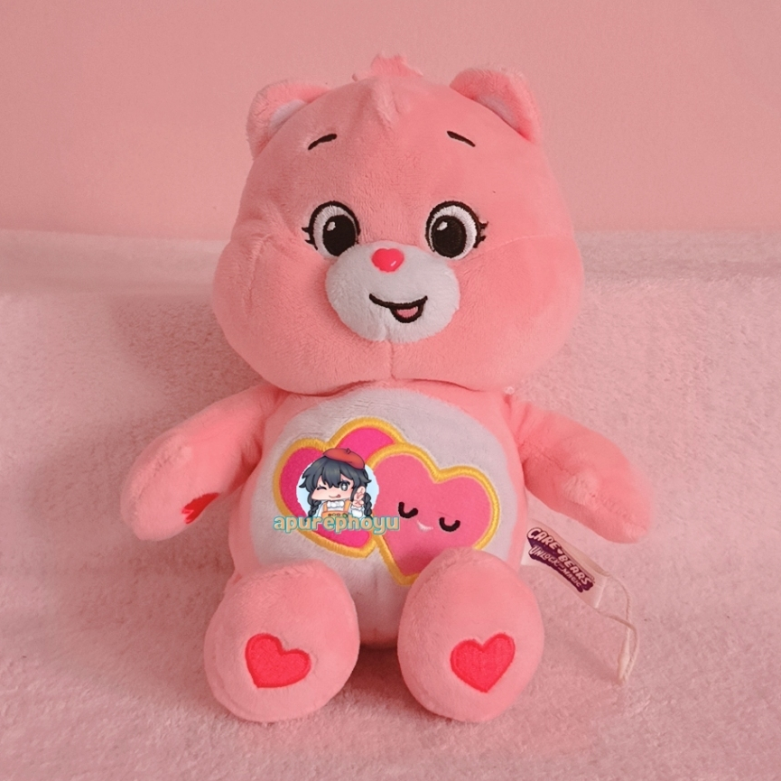 Boneka Care Bears Unlock The Magic Love-A-Lot Bear Mini Plush