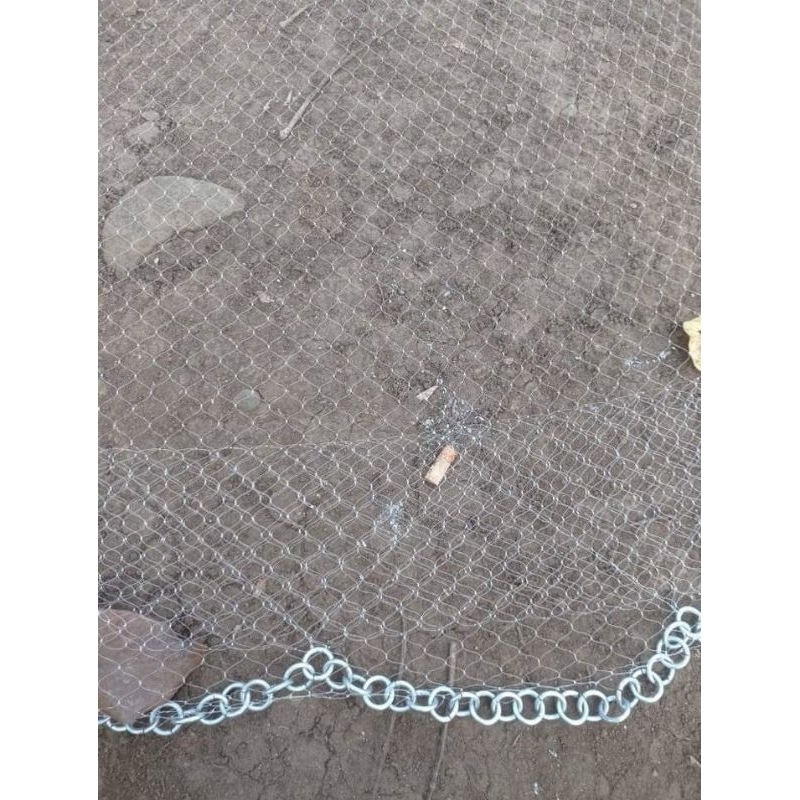 jala 1"/ jala udang/ ikan2 kecil .ukuran 3.5 Meter benang 0.30 bahan jaring Full mekar