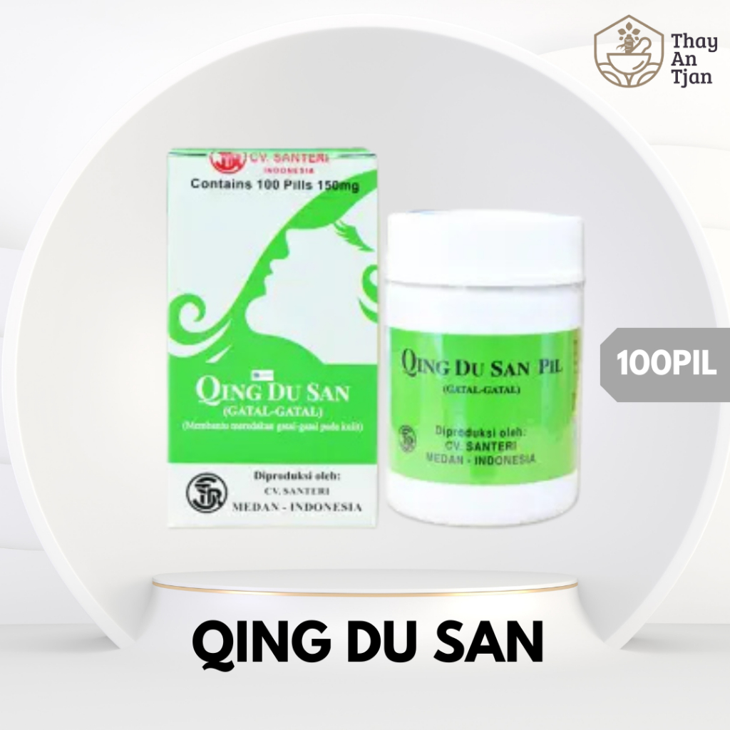 QING DU SAN PIL | OBAT GATAL | OBAT JERAWAT | OBAT BISUL | MEMBERSIHKAN DARAH KOTOR