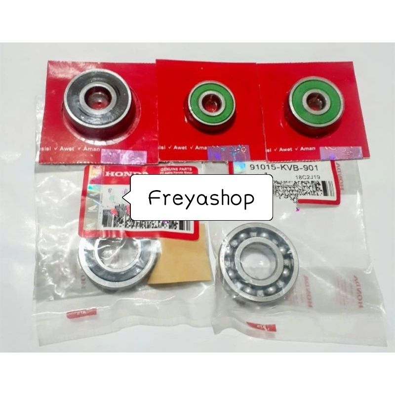 Laher bearing gearbox rasio set honda ori,beat fi,beat pop,beat street,spacy,vario,scoopy